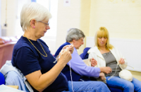 Knit and natter Lighthouse Project 2013
