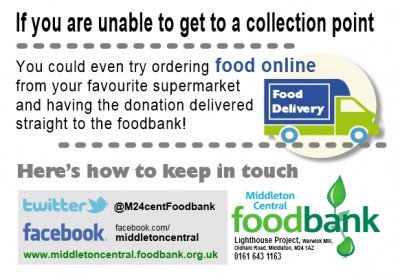 Middleton Central Foodbank - online donations 2015