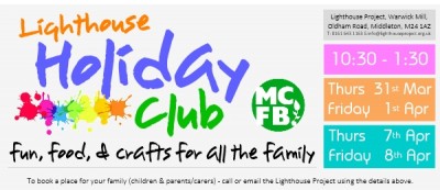 Lighthouse Holiday Meals Club dates Mar 2016